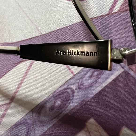 Ana Hickmann AH designer sunglasses - Black and white - colour changing - Picture 3 of 8